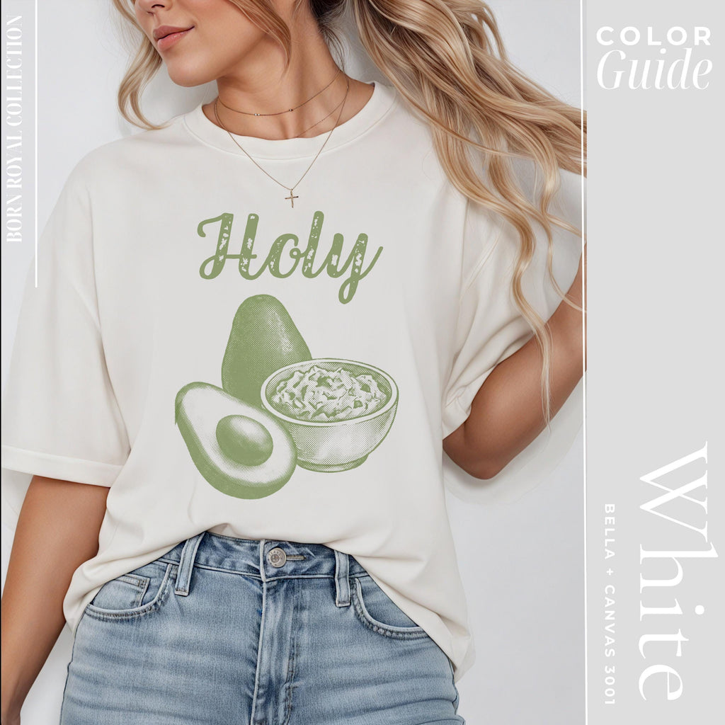 Holy Guacamole Funny Christian Tee | Avocado Pun Shirt Jesus Tee