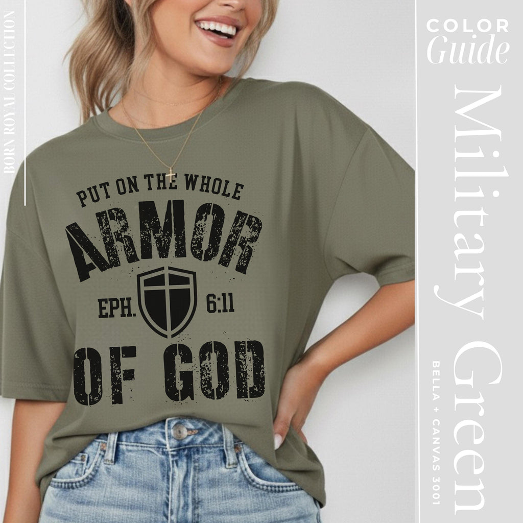 Armor of God Shirt | Men's Christian T Shirt With Bible Verse Design