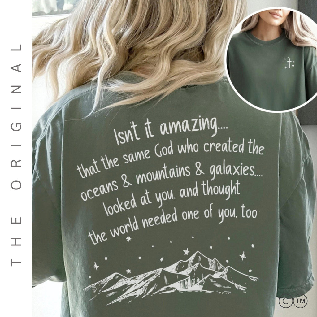 God Made You Trendy Camp Christian Shirt |Tee With Bible Verse