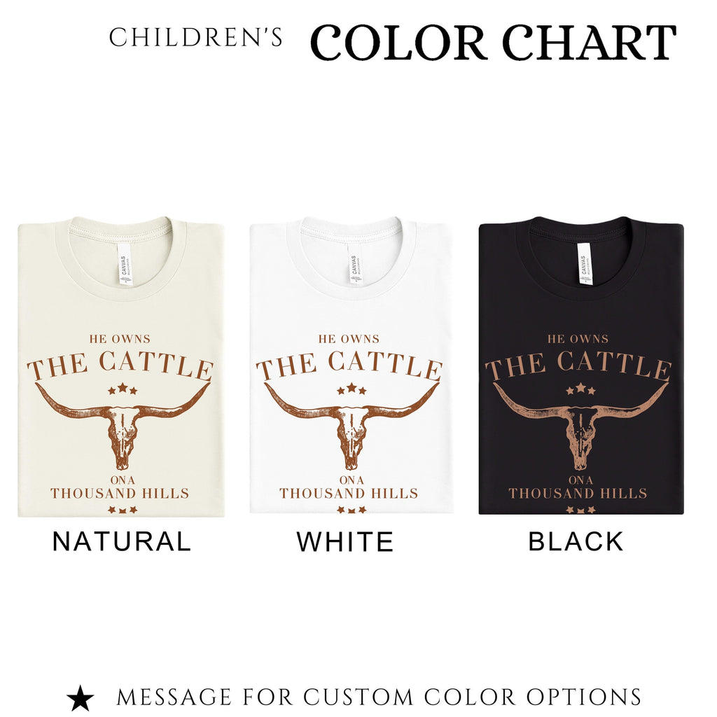 Western Religious Christian Shirts For Kids | Sunday School Outfit Tee Shirt