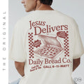 Jesus Delivers Pizza Shirt | Funny Christian Streetwear Tee For Men | Unisex