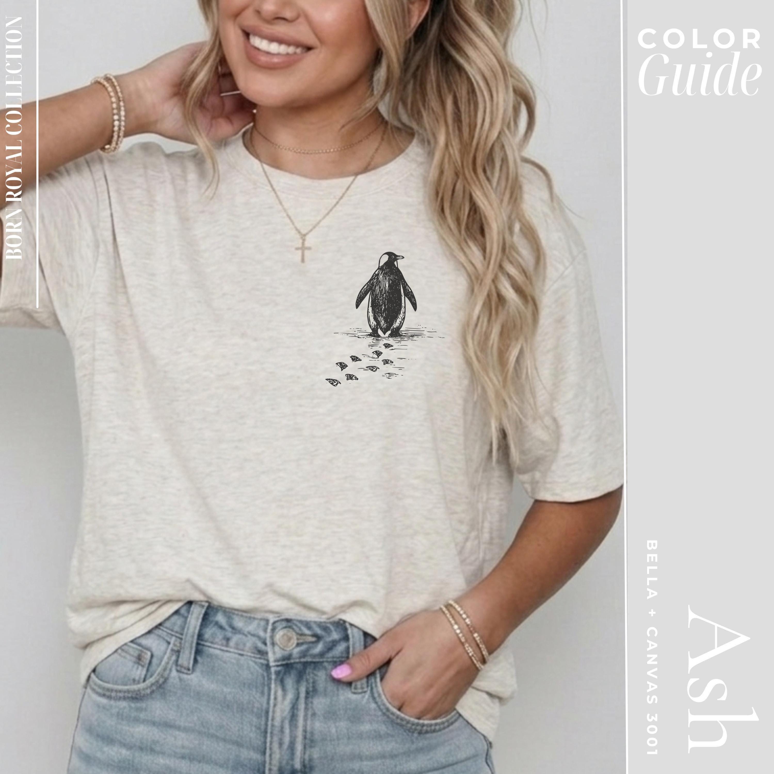 Psalm 121 Christian Faith Shirt | Penguin But Why? Mountain Graphic Tee Inspired by Scripture