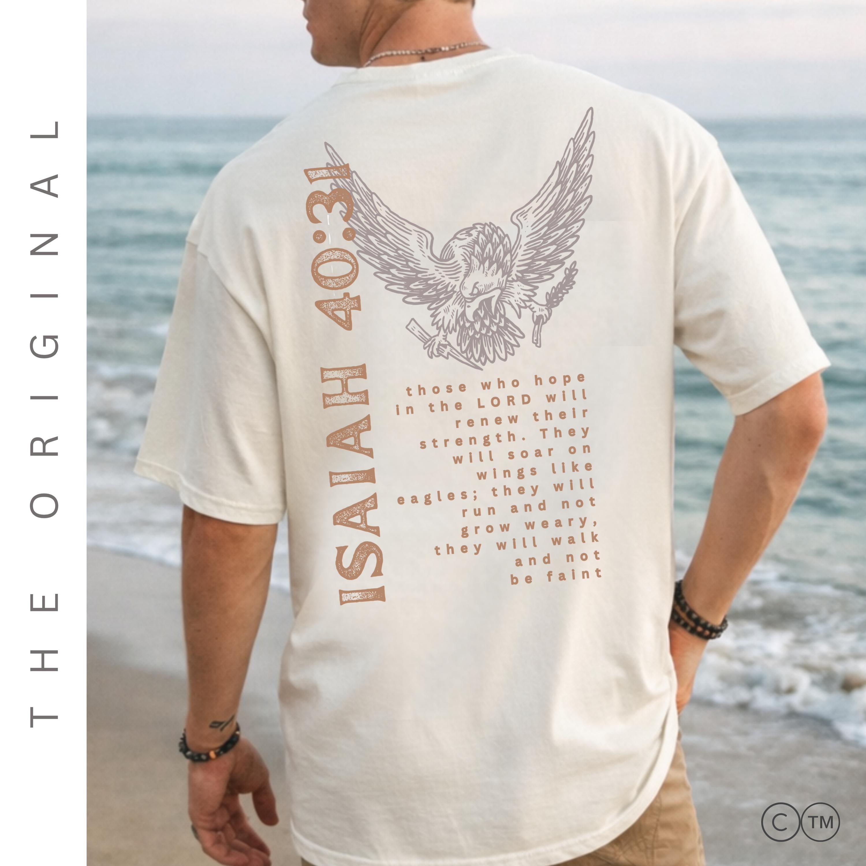 Eagle Faith Christian Shirt For Men | Design Vintage Style Tee
