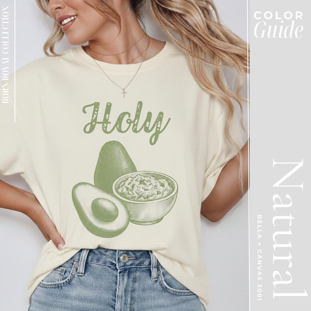 Holy Guacamole Funny Christian Tee | Avocado Pun Shirt Jesus Tee