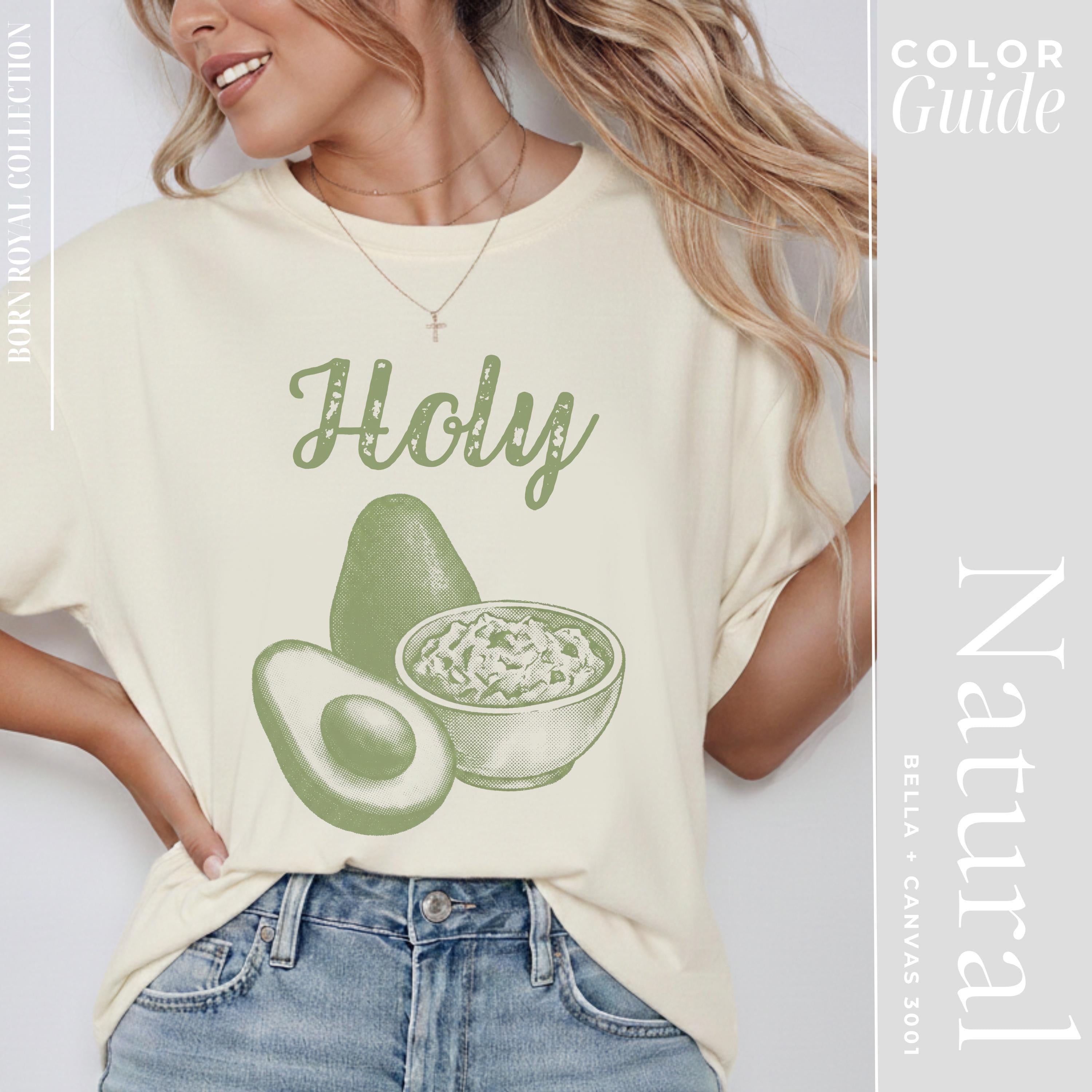 Holy Guacamole Funny Christian Tee | Avocado Pun Shirt Jesus Tee