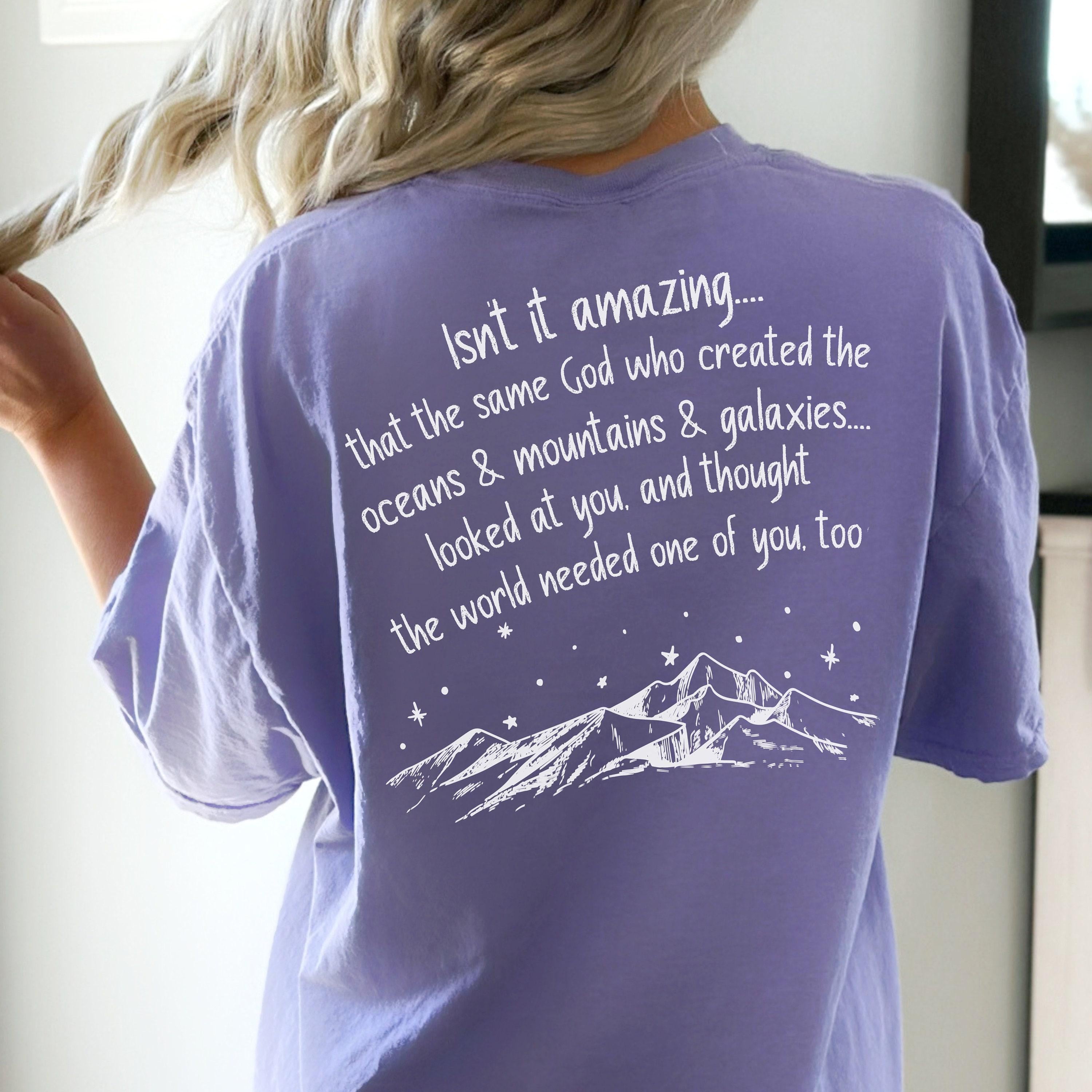 God Made You Trendy Camp Christian Shirt |Tee With Bible Verse