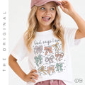 God Says I Am Christian Shirt For Girls | Girls Bible Verse Tee With Bow
