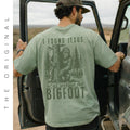 I Found Jesus Still Looking For Bigfoot™ Christian Shirt Men | Faith Based Shirts Summer Religious Apparel Tee