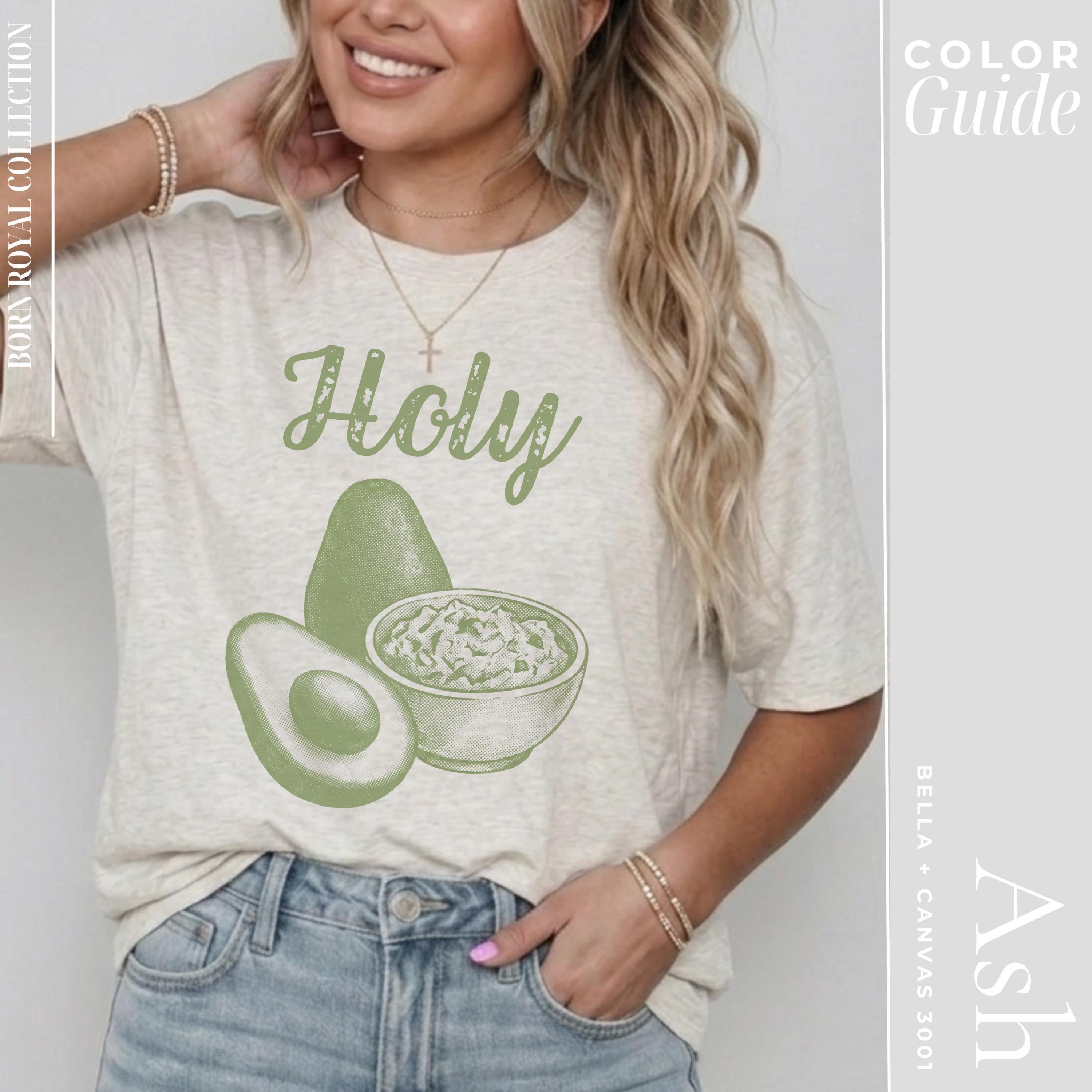 Holy Guacamole Funny Christian Tee | Avocado Pun Shirt Jesus Tee