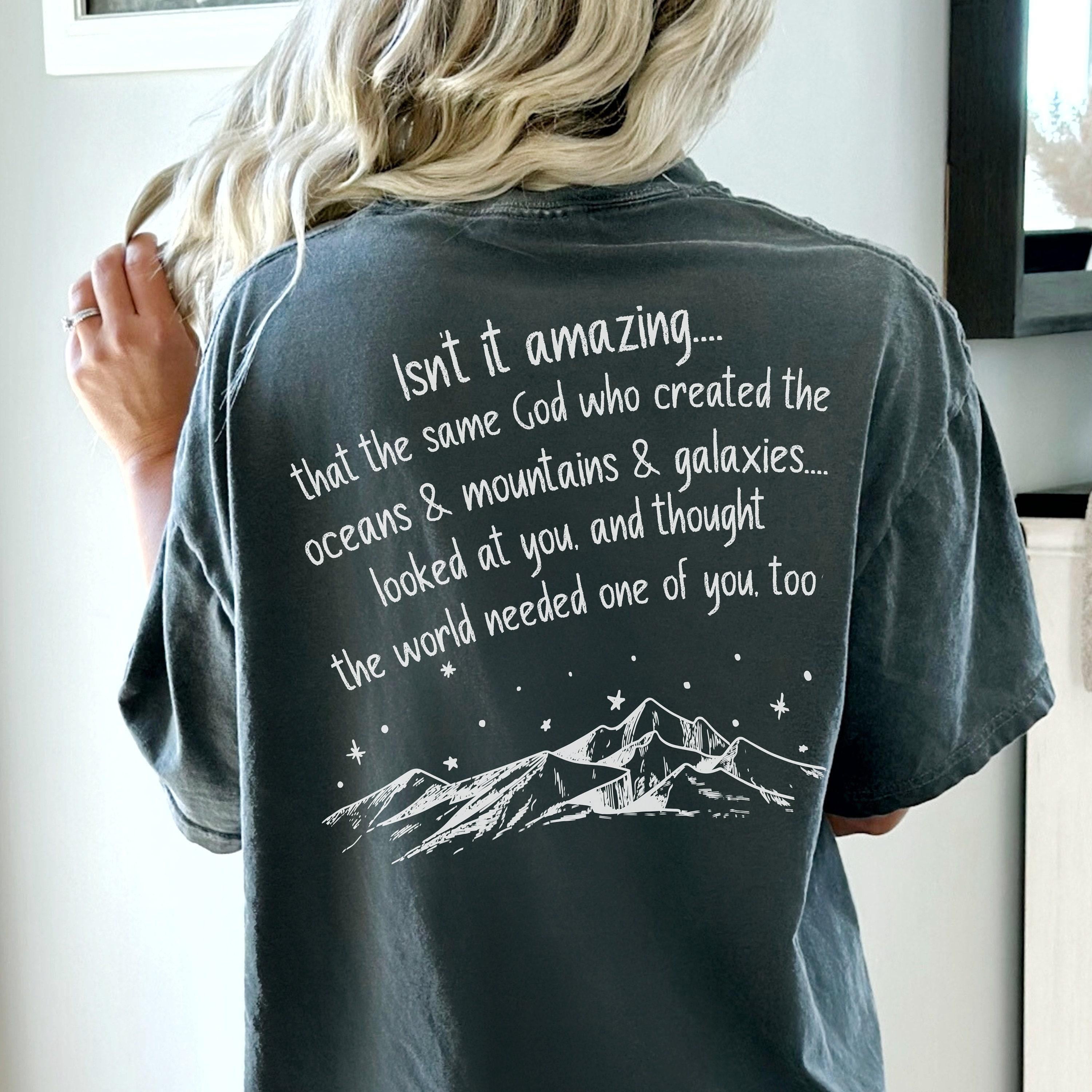 God Made You Trendy Camp Christian Shirt |Tee With Bible Verse