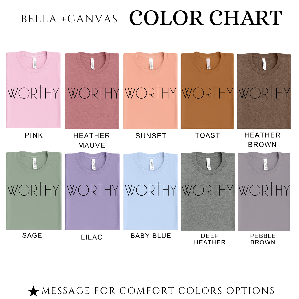 Worthy Christian T-Shirt | Faith-Based Women's Graphic Tee
