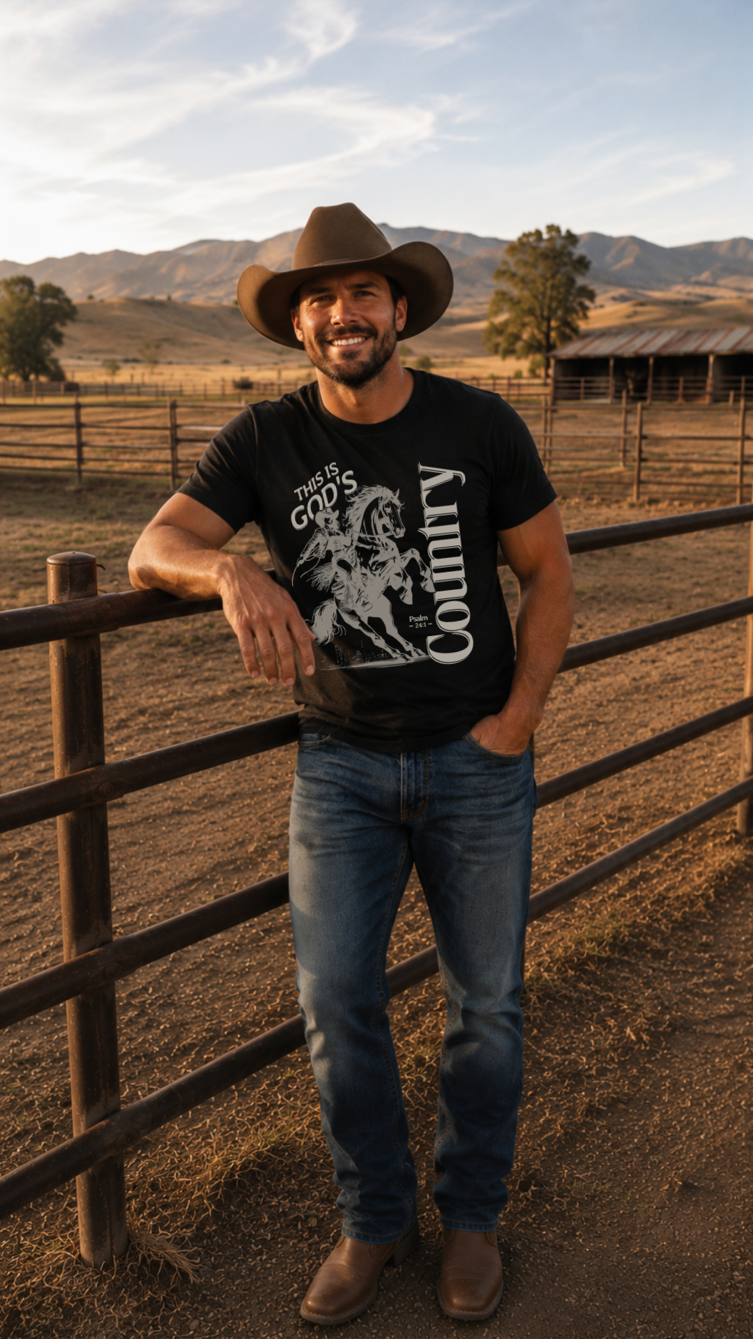 This Is God's Country T-Shirt | Patriotic Christian Graphic Tee